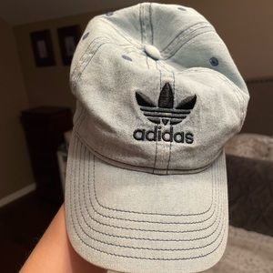 Blue jean adidas women hat